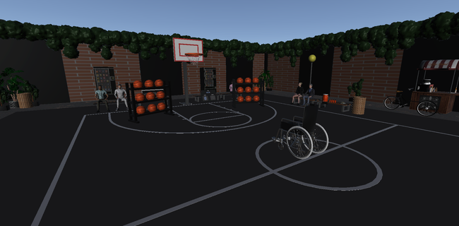 Preview of the project's environment - Mini game for motor impairment awareness © 2023 Team Bob