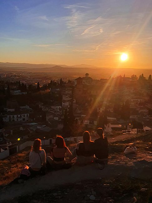 Sonnenuntergang Granada