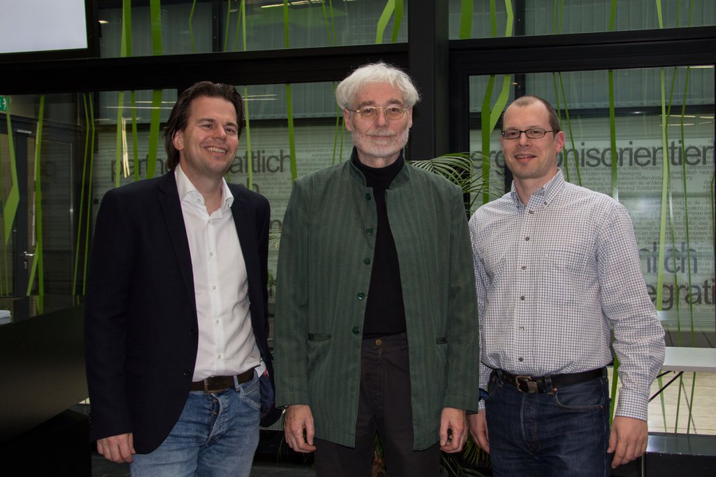 Helmut Kosa (CEO pjure isobar), Mag. Dr. Reinhard Skolek (Psychotherapeut und Ehrenpräsident der österreichischen Gesellschaft für analytische Psychologie) und FH-Prof. Ing. Dr. Harald Wimmer (stellvertretender Studiengangsleiter Media- und Kommunikationsberatung an der FH St.Pölten)