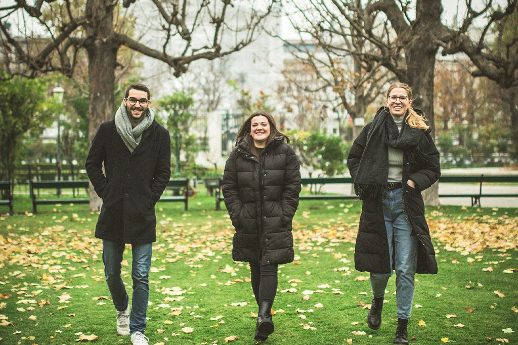 Das CLEO Team: Martin Seidel, Barbara Fesl, Stefanie Hardt