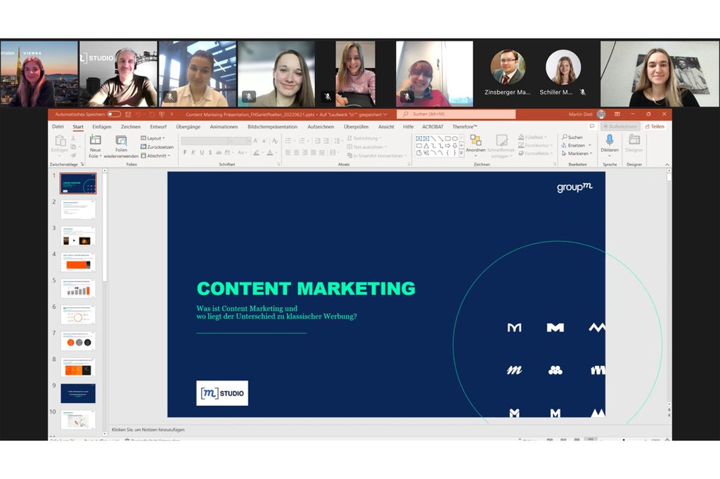 Gastvortrag von Martin Distl im Studiengang Marketing & Kommunikation