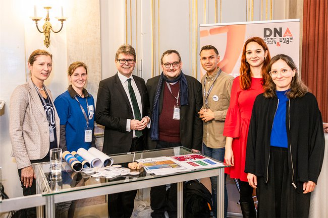 Forscherin Tatjana Abraum war als Wissenschaftschaftsbotschafterin zu Gast im Bundesministerium.