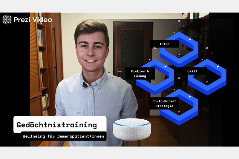 Der Siegerskill der Alexa for Wellbeing Online Challenge