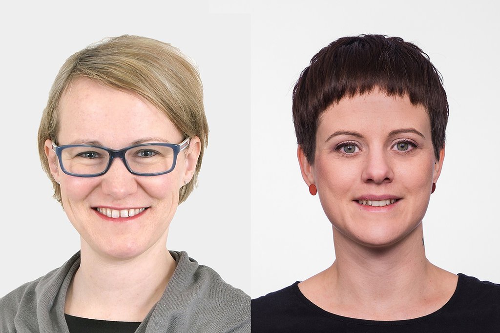 Christina Engel Unterberger und Eva Grigori