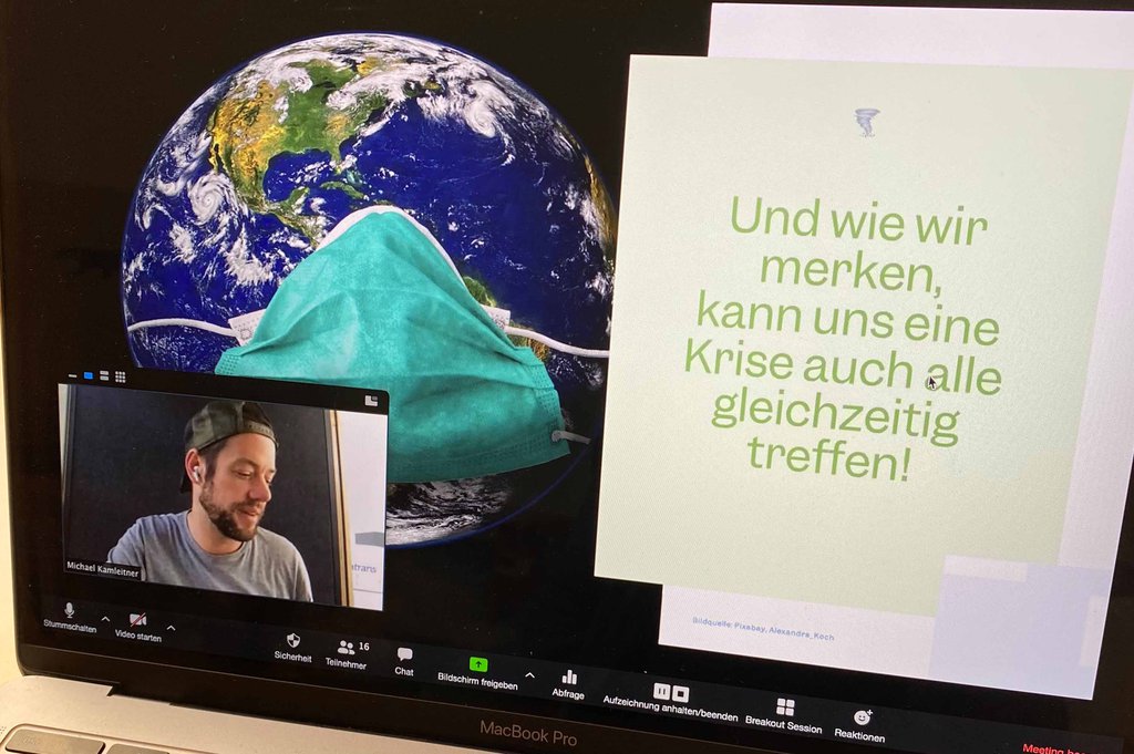 Screenshot Seminar Media- und Kommunikationsplanung mir Michael Kamleitner