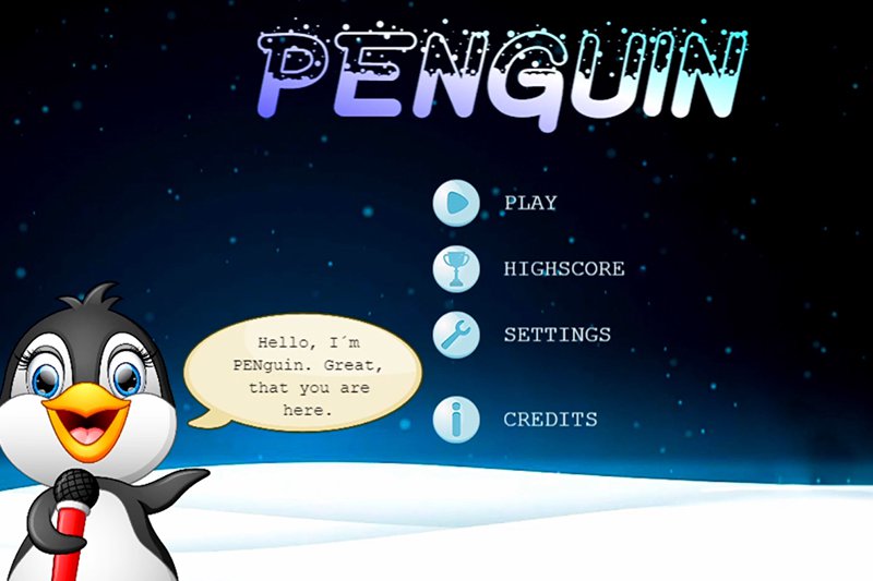 Screenshot der Gamifikation-Anwendung PENguin