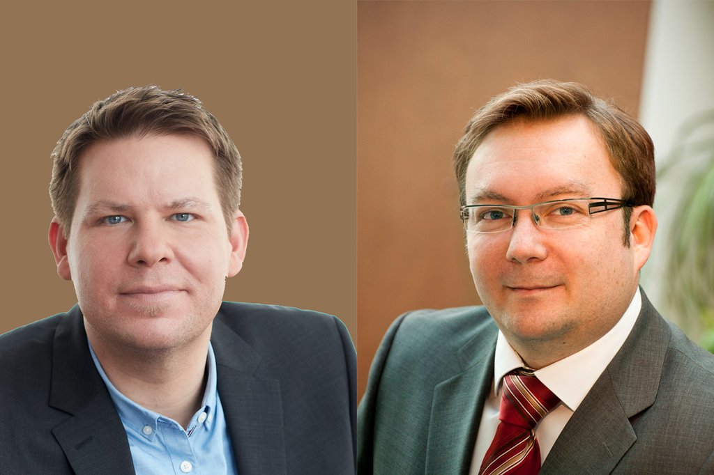 Oliver Ellinger und Markus Zinsberger leiten das Praxislabor "Media- und Kommunikationsplanung" im Studiengang Marketing & Kommunikation