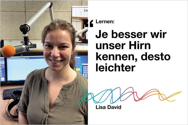 Lisa David im Studio des Campus Radio St. Pölten