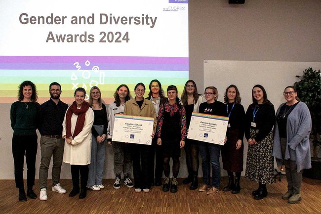 Jury und Teilnehmende der Gender und Diversity Awards 2024