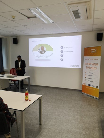 Präsentation des Projekts Lennod Solutions