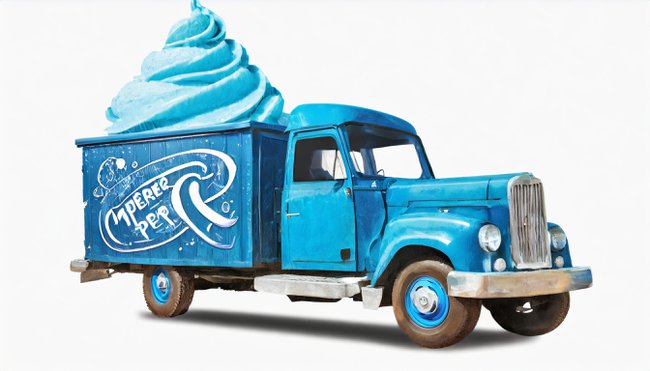 Delicious Ice Cream Truck (Bild KI-generiert)
