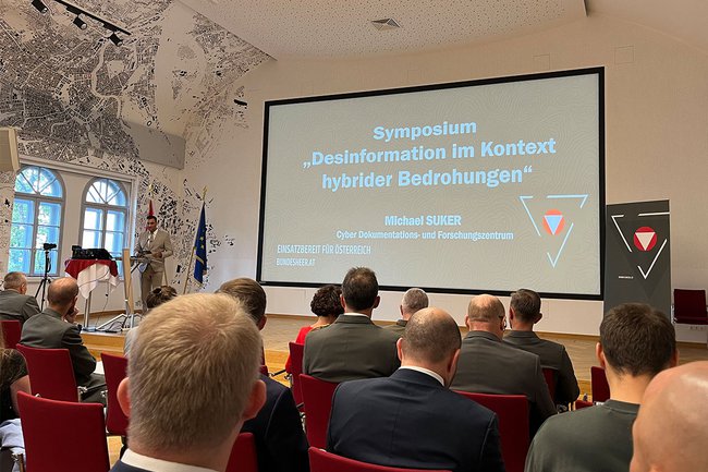 Project "Counter Speech" Presented at Symposium on Disinformation and Hybrid Threat